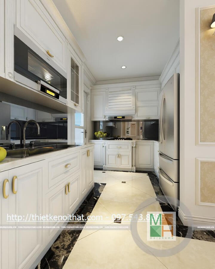 Thiết kế nội thất chung cư Mandarin Garden căn hộ Duplex